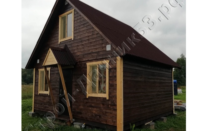 1 Каркасно-щитовой дом 6×5 м, 30 м², Тверская область, Калининский район, деревня Шалайково (2)